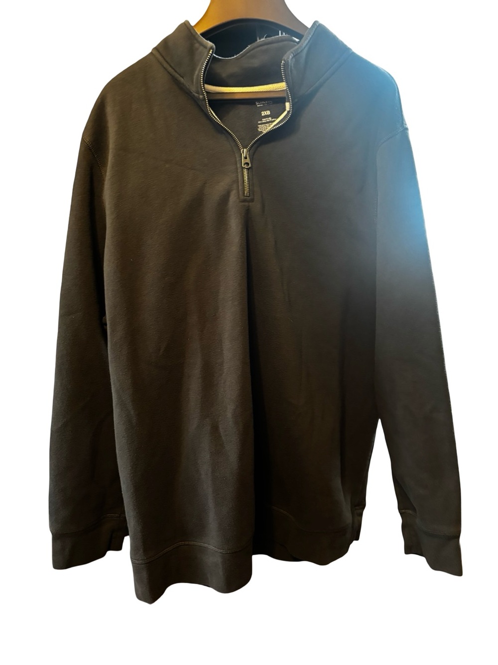 Sonoma Men's Black Half-Zip Pullover Sweater